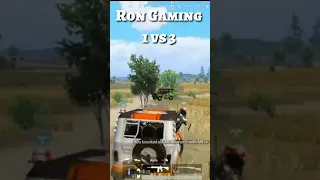 RON GAMING 1VS3 PUBG GAMEPLAY - SQUAD WIPE OUT - #Rongaming #Shorts #Scfinfinitygamer - Hindi