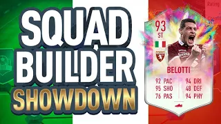 FIFA 20 SQUAD BUILDER SHOWDOWN!!! 93 RATED SUMMER HEAT BELOTTI!!! (FIFA 20 SUMMER HEAT)