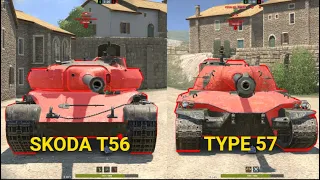 ЧТО ЛУЧШЕ TYPE 57 или SKODA T56 Wot BLITZ