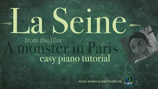 La Seine - easy piano tutorial