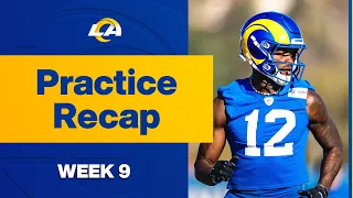 Rams Practice Recap: Week 9 vs. Buccaneers | “It’s time to go out & execute”