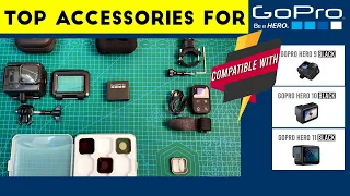 Must Have Accessories Collection for your GoPro Hero 9/10/11 Black Action Camera!