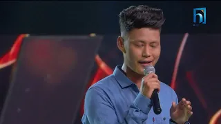 Dipesh Gurung "Nachodnu Yo Saath..." The Voice of Nepal Season 4 - 2022