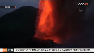 Lava del volcán Cumbre Vieja devora casas y carreteras a su paso