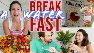 What I Eat After A Water Fast | How to Properly Refeed After A Water Fast | VLOG