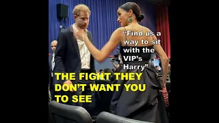 The fight Meghan and Harry don't want you to see!