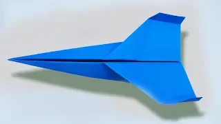 How to make a Long Range paper airplane || Amazing Origami Paper jet Model F-14