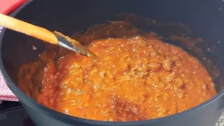 👌SALSA JUGOSA DE CARNE 🥫🧅 PARA UN PLATO ÚNICO DE PASTA 🍜 // BEATRIZ COCINA