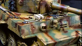 Let's Paint a 3-Tone Camouflage pattern on a German Tiger using Color Modulation (RFM 1/35)