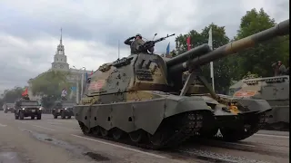 Военная техника на параде Победы 2019 в Воронеже