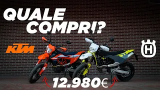 KTM 690 SMCR vs HUSQVARNA 701.. GEMELLE A CONFRONTO | COSA CAMBIA?