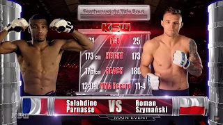 KSW Free Fight: Salahdine Parnasse wins his first KSW title