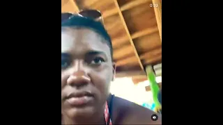 Abena Korkor Bipolar almost show her big jeje & breast on a video at the beach.Men  kind of lady 😋