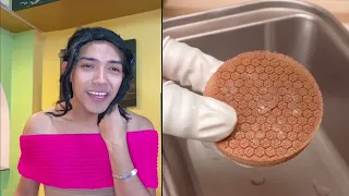 #35 ASMR Reparación De Maquillaje Satisfactoria l NUEVOS TIKTOK Rubén Tuesta 🤣   Historia De Comedia