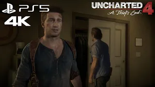 Uncharted 4: A Thief's End - Now Nate Is In Trouble 4K PS5