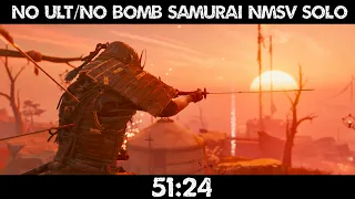 Ghost of Tsushima - Nightmare survival No ult&Wrath of Sarugami Samurai solo (20221105)