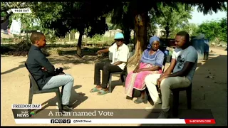 Freedom Day | A man named "Vote" remains optimistic about the future