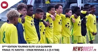 Le FC Nantes, vainqueur pour la première fois du trophée U13 Elite de Quimper