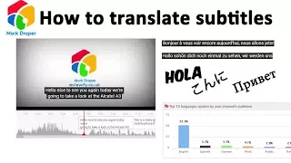 How to easily translate YouTube video description and subtitles using TubeBuddy and Google Translate