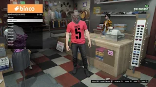 I UNLOCKED RARE WIREFRAME KRAMPUS MASK FESTIVAL BODY SUITS BASE 5 T-SHIRT WITH A GTA 5 GLITCH