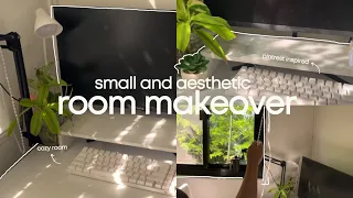 cozy small ROOM MAKEOVER 🍃 | minimalist and pinterest inspired (2023)