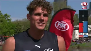 Charlie Curnow - AFL Longest Kick 2022