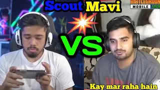 Scout VS Mavi after long time  friendly 1v1 TDM | mavi full Shocked scout reflex