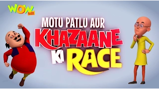 Motu Patlu Cartoons In Hindi |  Animated movie | Motu Patlu Aur Khazaane Ki Race | Wow Kidz