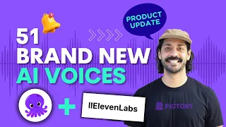 51 BRAND NEW Ultra-Realistic AI Voices, Pictory & ElevenLabs (Available NOW) Pictory Product Update