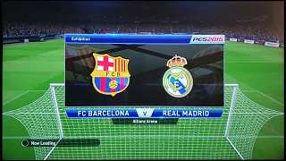 FC Barcelona vs Real Madrid | PES | El Clasico | Gameplay | PS3 | Full Match | Fast Game | Soccer