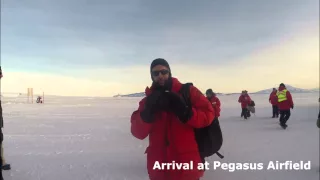 Flight to McMurdo Station, Antarctica