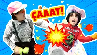 Komik video - Okutay ve Cicisi yine kavga mı ediyorlar?! Eğlenceli oyunlar Türkçe