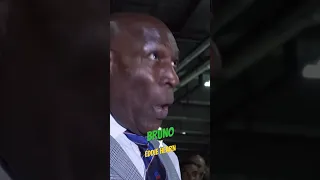 Frank Bruno ROCKS UP at JOSHUA HELENIUS | GREETED BY Eddie Hearn