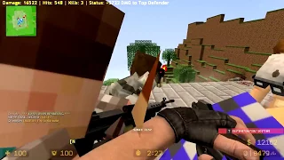 Counter-Strike Source - Minecraft Adventure - Zombie Escape Mod - STAGE 1-3