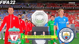 FIFA 22 | Liverpool vs Man City ft Darwin Nunez, Haaland - FA Community Shield 2022 - Full Gameplay