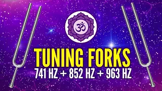 You Won’t Believe How 741, 852, 963 Hz Tuning Forks Awaken Your Upper Chakras