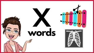 WORDS THAT START WITH LETTER Xx | 'X' Words | Phonics | Initial Sounds | LEARN LETTER Xx