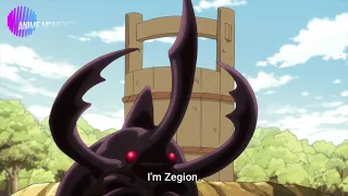 Zegion battles Milim to protect Apito and their Honey
