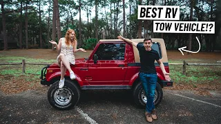 Did We Find The BEST RV Tow Vehicle?! - Tour of Our Little SUZUKI SAMURAI!