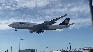 Farewell to Lufthansa 747 for Toronto