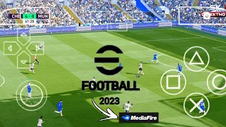 Télécharger efootball pes 2023 caméra PS5 + commentaires français (ppsspp)