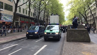 Demonstrationszug beim AfD Parteitag in Köln | LIVE