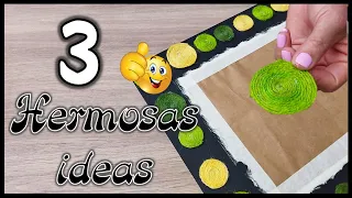 3 HERMOSAS IDEAS PARA DECORAR TU HOGAR - Manualidades para el hogar - Crafts for the home