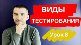 Тестировщик с нуля | Урок 8 | Виды тестирования. Функциональное и нефункциональное тестирование