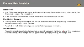 Basic Geochemistry Data Interpretation