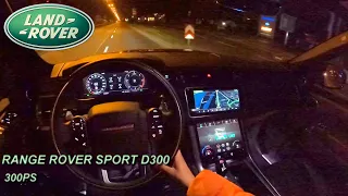 2022 Range Rover Sport D300 300 PS NIGHT POV DRIVE FRANKFURT (60 FPS)