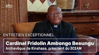 Entretien exceptionnel avec le cardinal Ambongo, archevêque de Kinshasa
