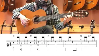 Crazy Norwegian Bluegrass Guitar TAB