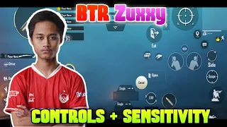 BTR ZUXXY SENSITIVITY AND CONTROLS | Pubg Mobile | BGMI