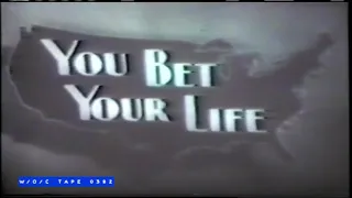 You Bet Your Life - "Name" Episode -  WOC - 1951